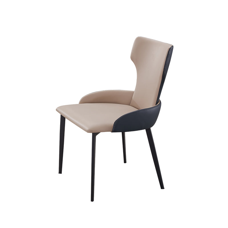 Dining Room Industrial Arm Chair Upholstered Wingback Dining Chairs