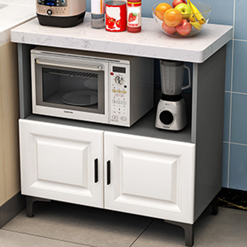 Modern Style Kitchen Island Table Double Sided Cabinet Kitchen Island