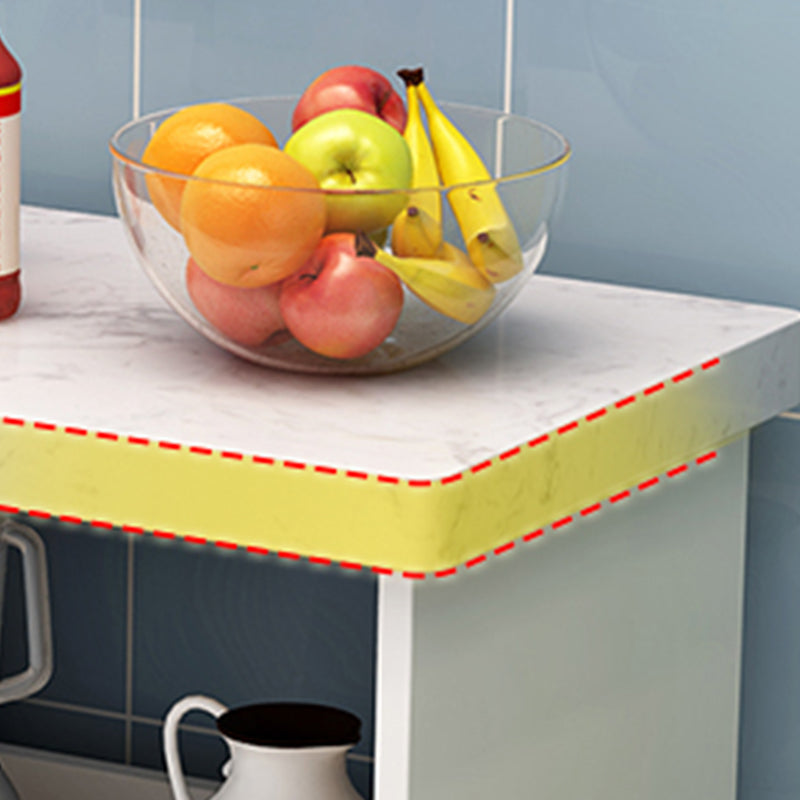 Modern Style Kitchen Island Table Double Sided Cabinet Kitchen Island