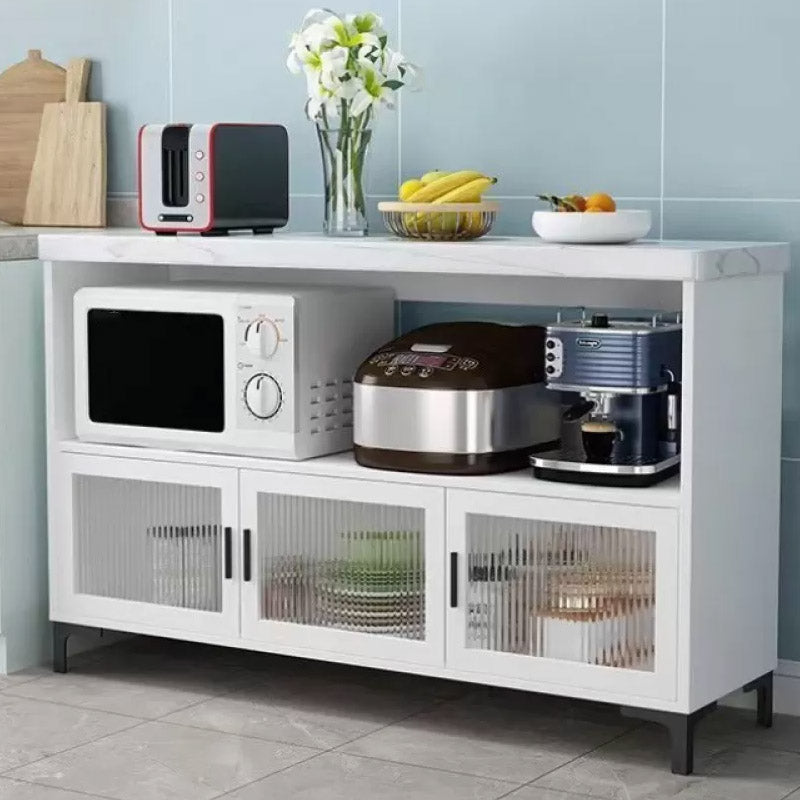 Modern Style Kitchen Island Table Double Sided Cabinet Kitchen Island