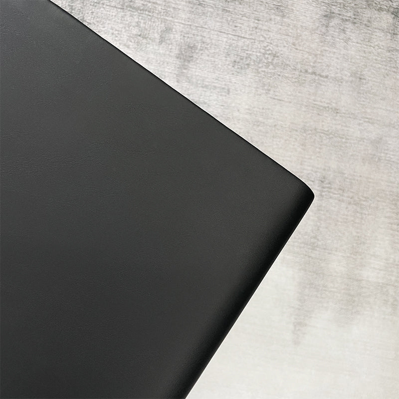 Leather Bar Stool Industrial Backrest Counter Stool for Living Room