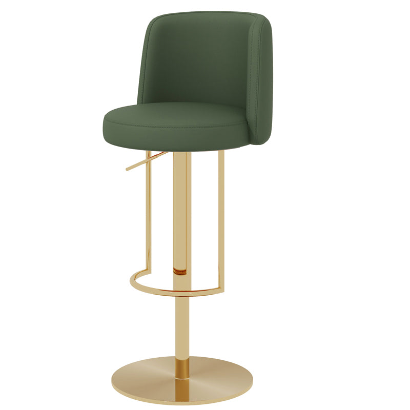 Adjustable Height Bar Stool Leather Backrest Counter Stool for Bristol