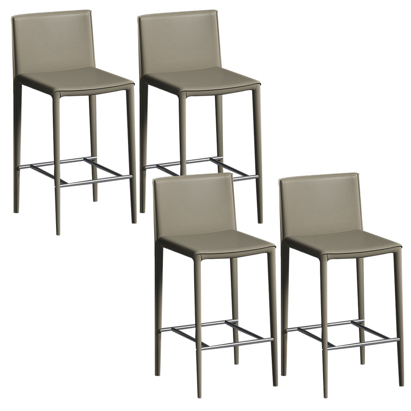 Modern Leather Bar Stool Counter Height Counter Stool for Bristol