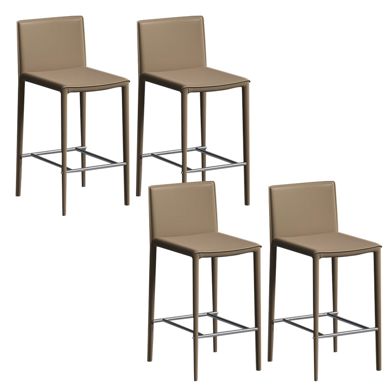 Modern Leather Bar Stool Counter Height Counter Stool for Bristol