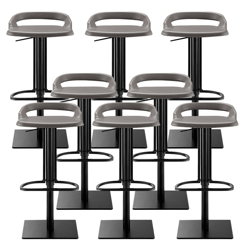 Industrial Leather Bar Stool Backrest Adjustable Counter Stool for Bristol