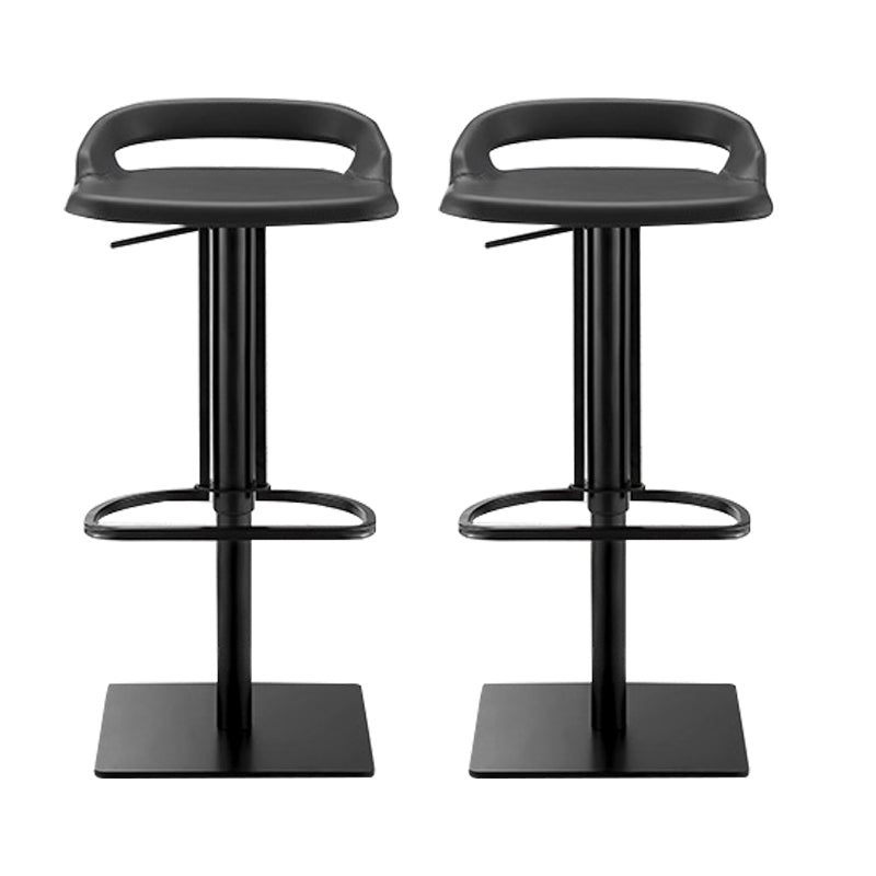 Industrial Leather Bar Stool Backrest Adjustable Counter Stool for Bristol