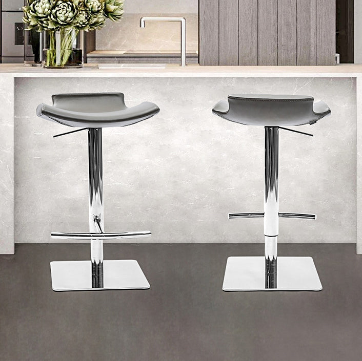 Adjustable Bar Stool Industrial Backrest Counter Stool for Bristol