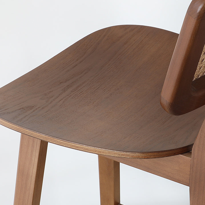 Solid Wood Bar Stool Modern Backrest Counter Stool for Bristol