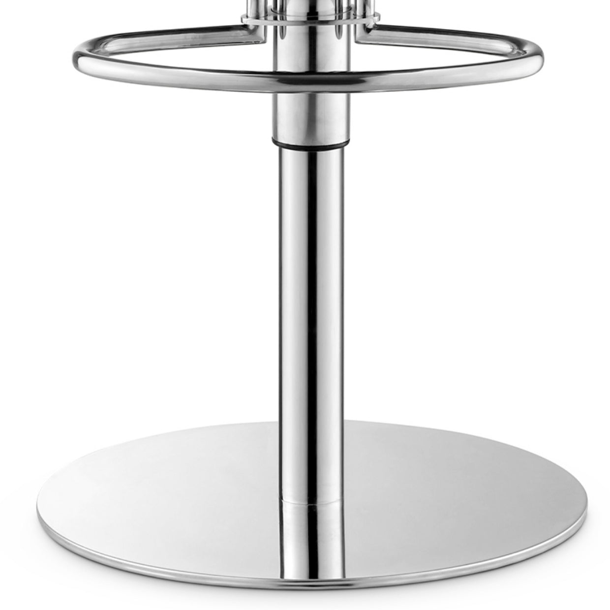 Leather Adjustable Bar Stool Glam Backrest Counter Stool for Bristol