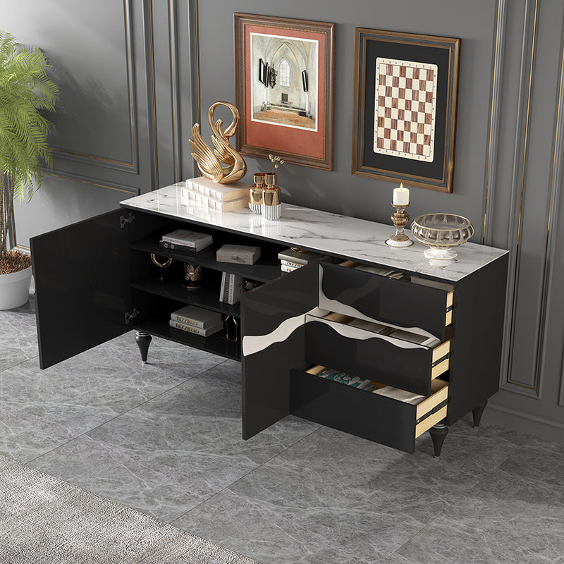 13.65-inch Width Classic Glam Storage Chest Stone Storage Chest Dresser