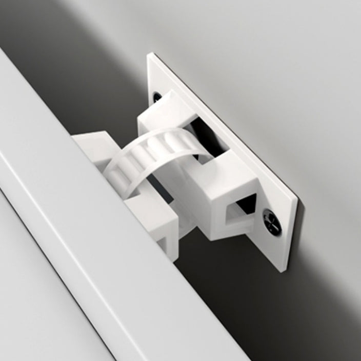 Glam Engineered Wood Bookcase Standard Closed Back Bookshelf with Cabinets