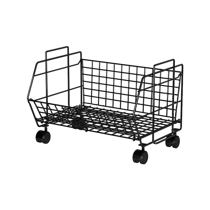 Standard Closed Back Bookcase Metal Industrial Bookshelf with Shelves