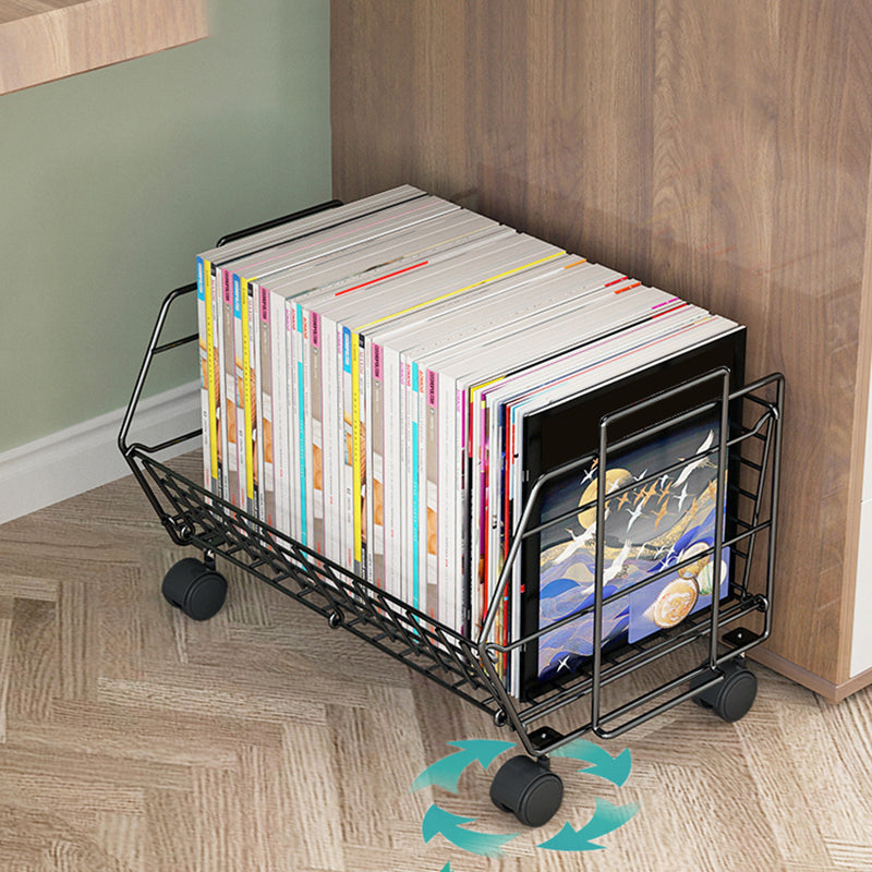 Standard Closed Back Bookcase Metal Industrial Bookshelf with Shelves