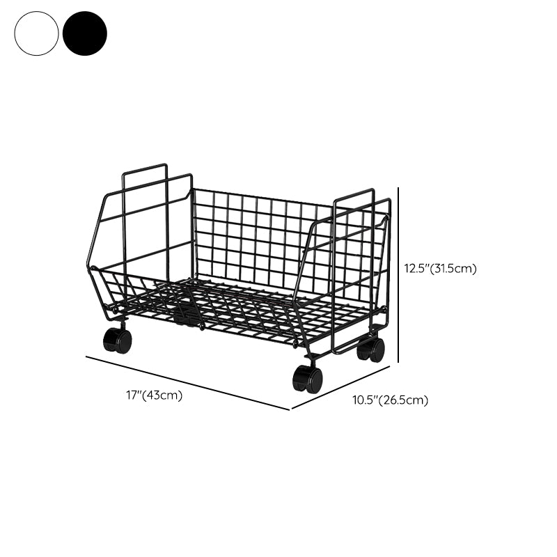 Standard Closed Back Bookcase Metal Industrial Bookshelf with Shelves