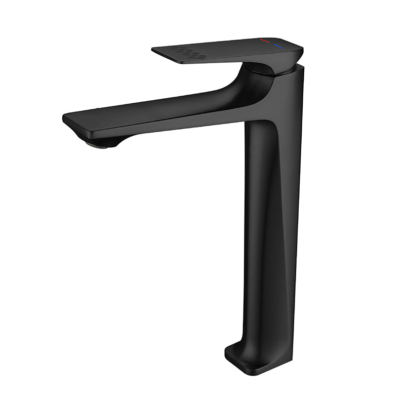 Modern Vessel Sink Faucet Copper Lever Handle Low Arc Vessel Faucet for Bathroom
