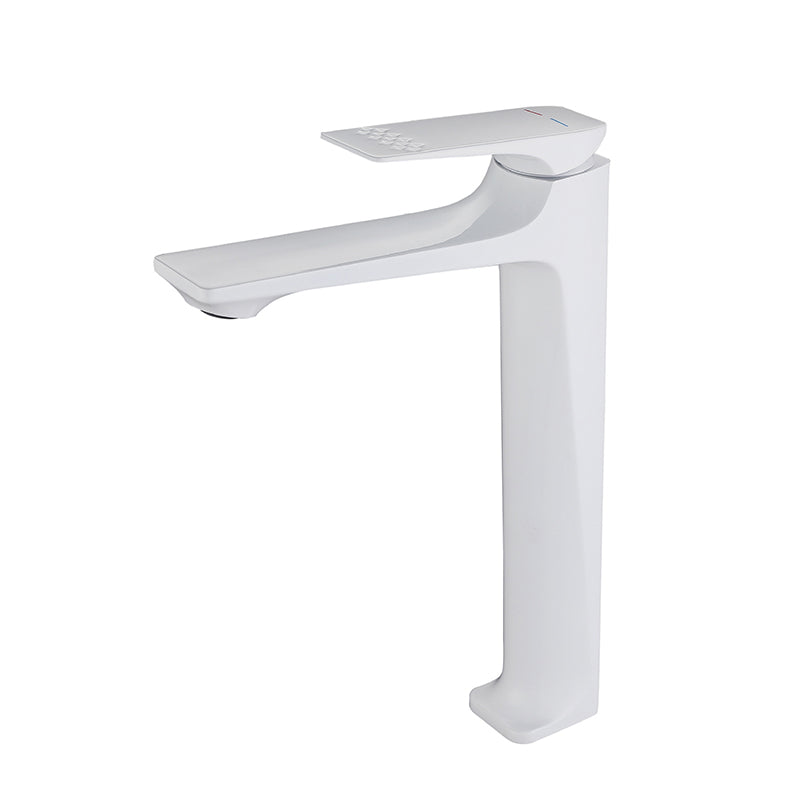 Modern Vessel Sink Faucet Copper Lever Handle Low Arc Vessel Faucet for Bathroom