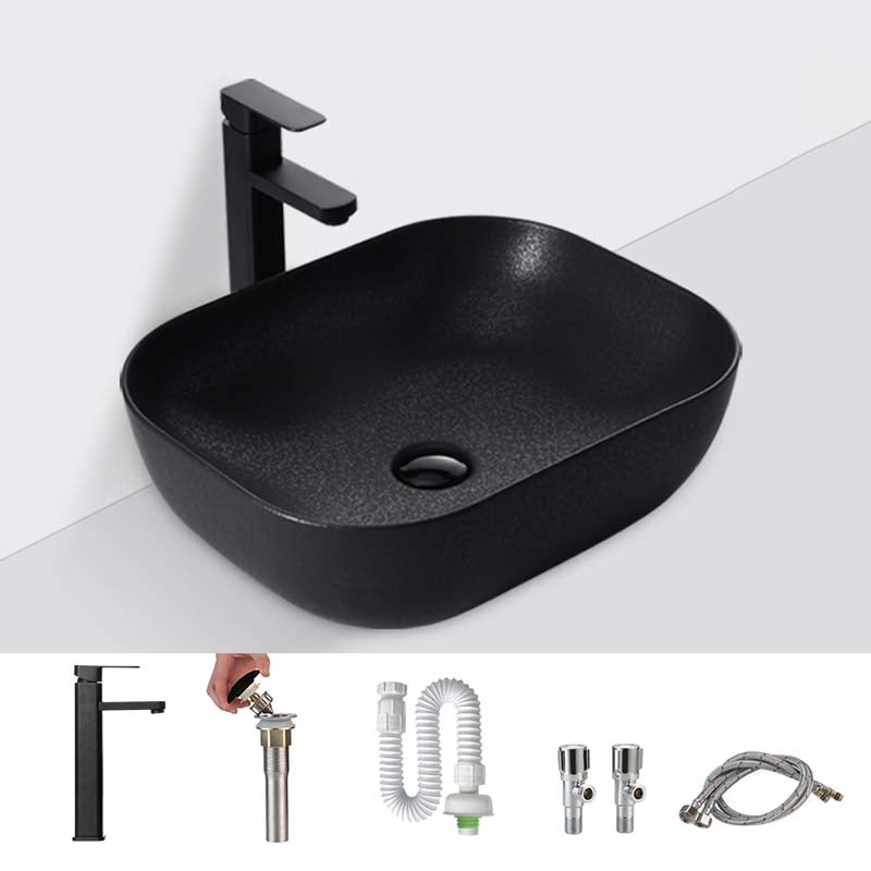 Black Trough Bathroom Sink Round Porcelain Trough Bathroom Sink