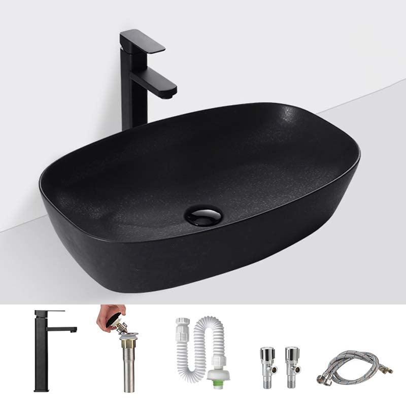 Black Trough Bathroom Sink Round Porcelain Trough Bathroom Sink