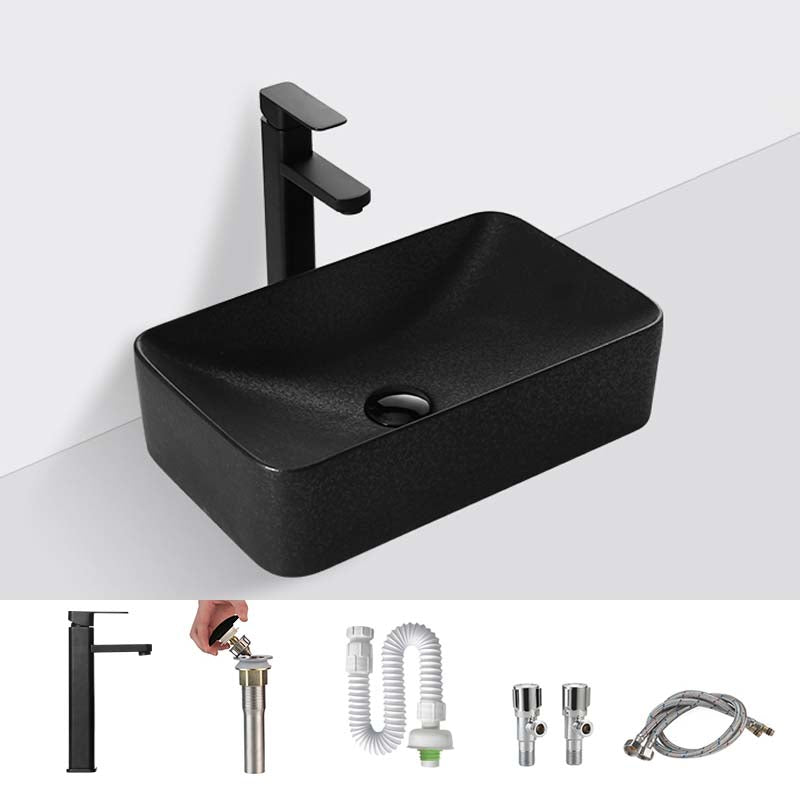 Black Trough Bathroom Sink Round Porcelain Trough Bathroom Sink