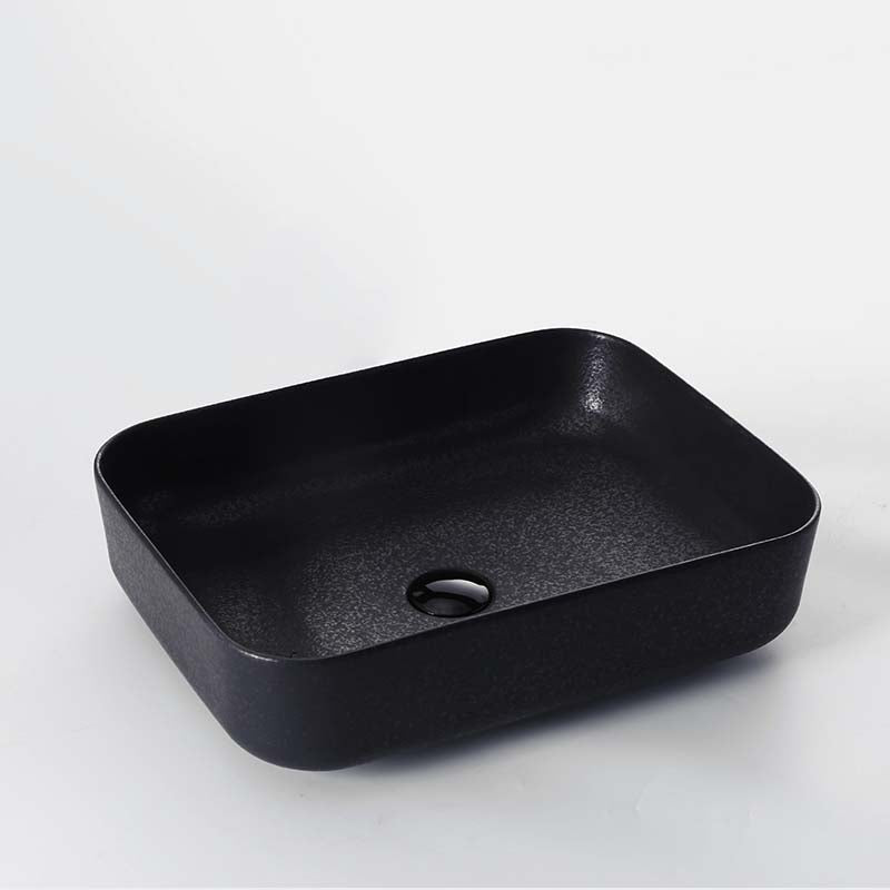 Black Trough Bathroom Sink Round Porcelain Trough Bathroom Sink
