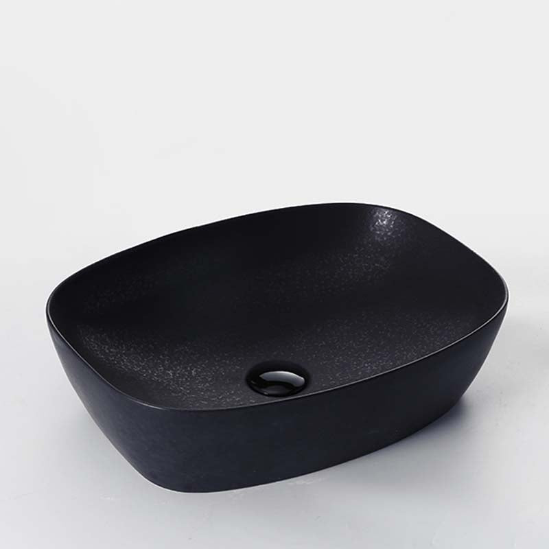 Black Trough Bathroom Sink Round Porcelain Trough Bathroom Sink
