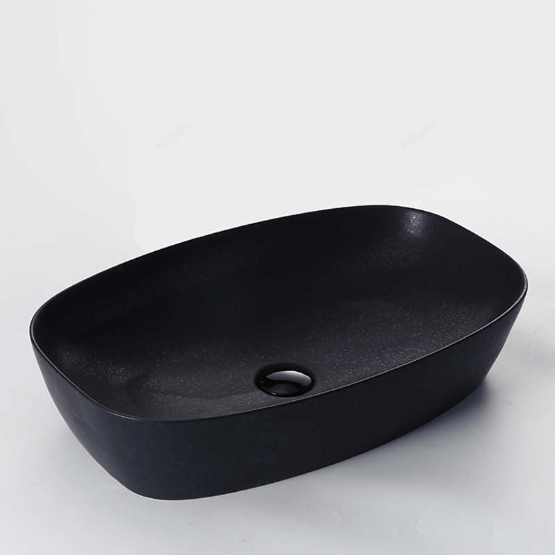 Black Trough Bathroom Sink Round Porcelain Trough Bathroom Sink