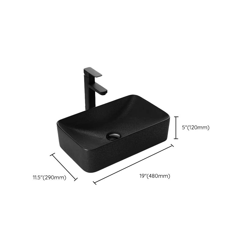 Black Trough Bathroom Sink Round Porcelain Trough Bathroom Sink