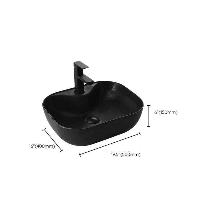 Black Trough Bathroom Sink Round Porcelain Trough Bathroom Sink