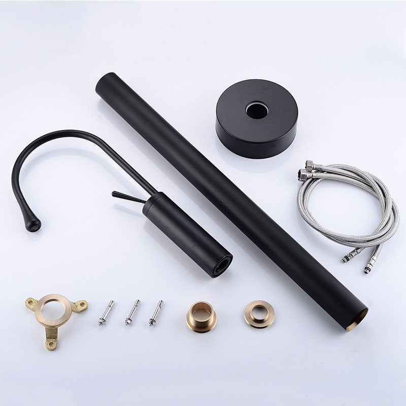 Modern Floor Mounted Single Handle Freestanding Tub Filler Metal Freestanding Faucet