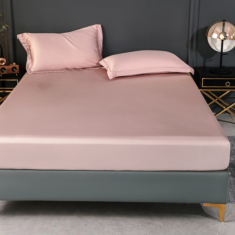 1-Piece Solid Color Sheet Set Full Tencel Standard Deep Pocket Bed Sheet