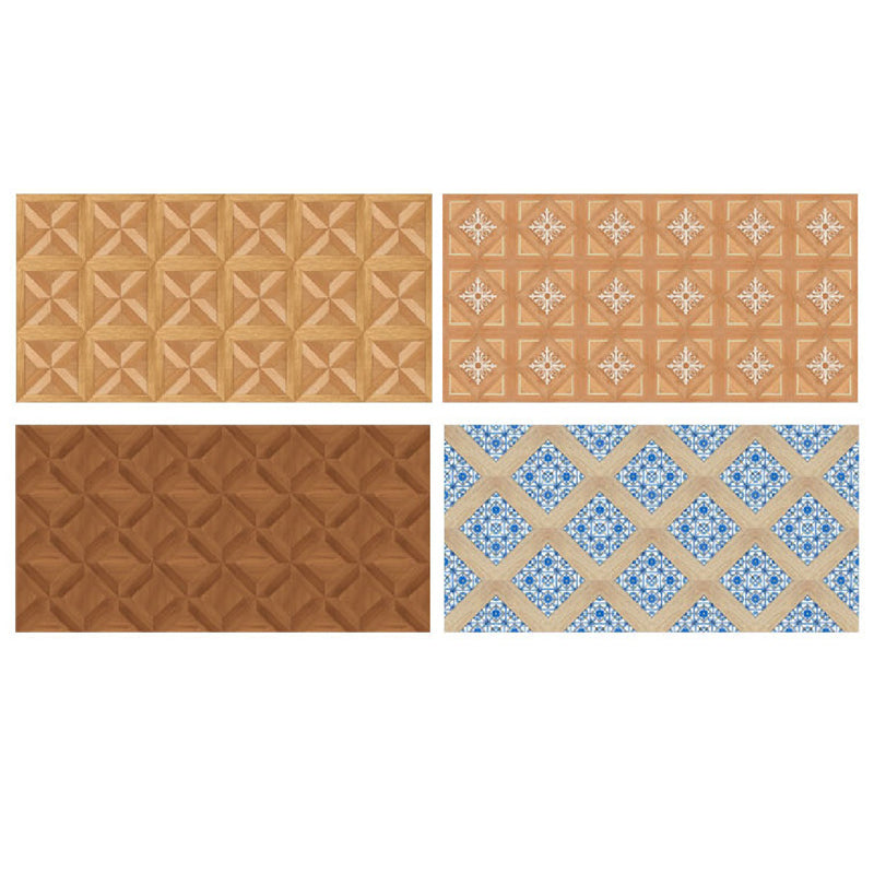 Fancy PVC Vinyl Flooring Peel and Stick Geometric Printed Vinyl Plank Flooring