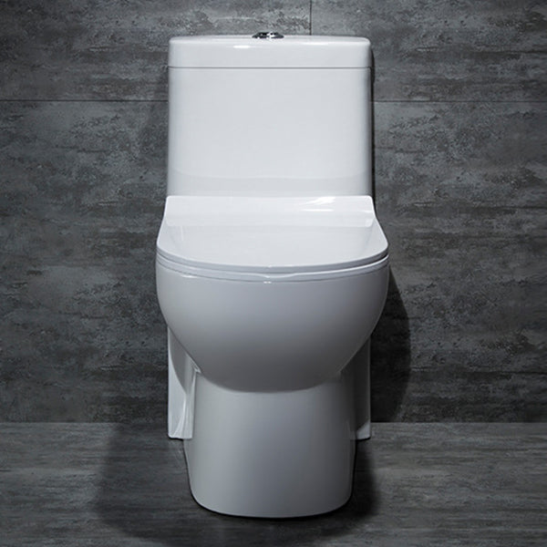 Traditional 1-Piece Toilet Floor Mounted White Urine Toilet for Bathroom