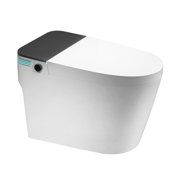 Contemporary One Piece Toilet Concealed Tank Toilet Bowl with Seat for Washroom