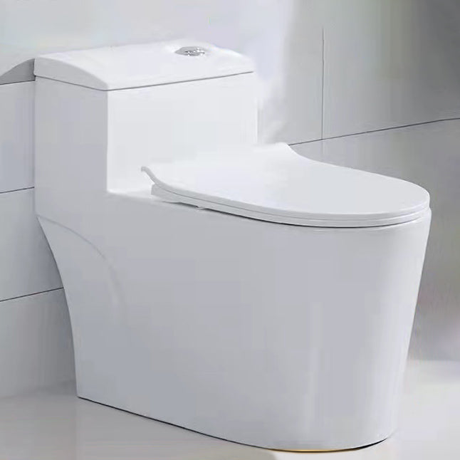 Modern All-In-One Toilet Bowl Floor Mounted White Urine Toilet with Seat for Bathroom