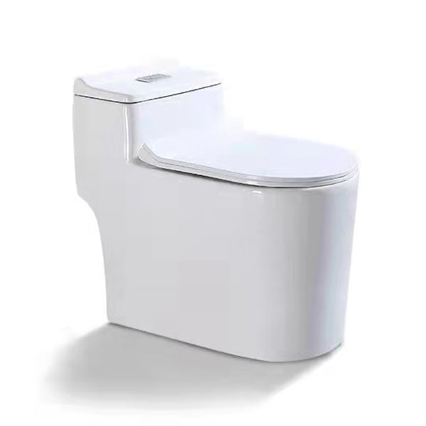 Modern All-In-One Toilet Bowl Floor Mounted White Urine Toilet with Seat for Bathroom