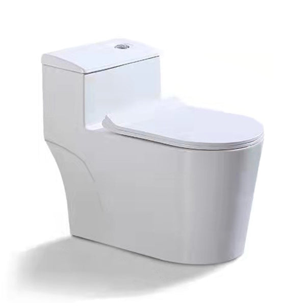 Modern All-In-One Toilet Bowl Floor Mounted White Urine Toilet with Seat for Bathroom