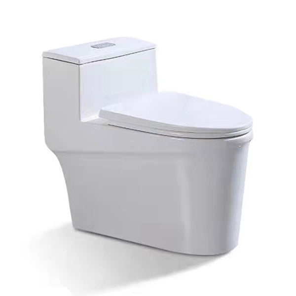 Modern All-In-One Toilet Bowl Floor Mounted White Urine Toilet with Seat for Bathroom