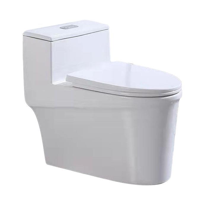 Modern All-In-One Toilet Bowl Floor Mounted White Urine Toilet with Seat for Bathroom