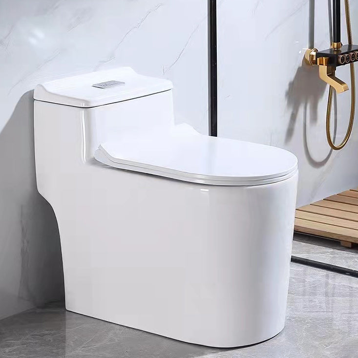 Modern All-In-One Toilet Bowl Floor Mounted White Urine Toilet with Seat for Bathroom