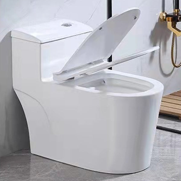 Modern All-In-One Toilet Bowl Floor Mounted White Urine Toilet with Seat for Bathroom