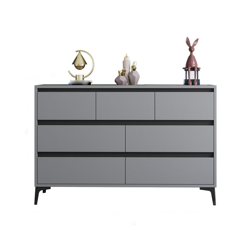 Engineered Wood Bedroom Storage Chest Contemporary Chest with Drawers