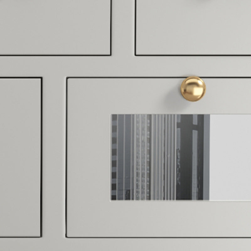 Wooden Storage Chest Dresser Contemporary Glam Dresser with Drawers