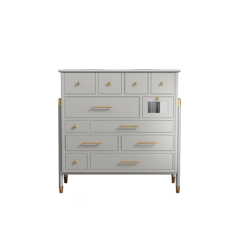 Wooden Storage Chest Dresser Contemporary Glam Dresser with Drawers