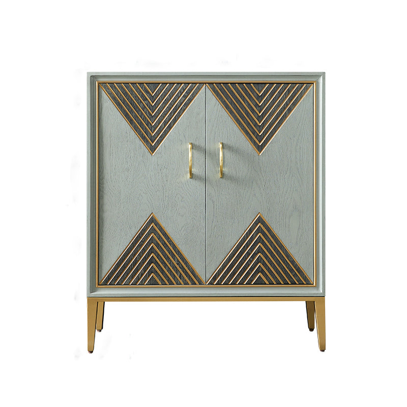 Wooden Storage Chest Dresser Contemporary Glam Dresser for Home