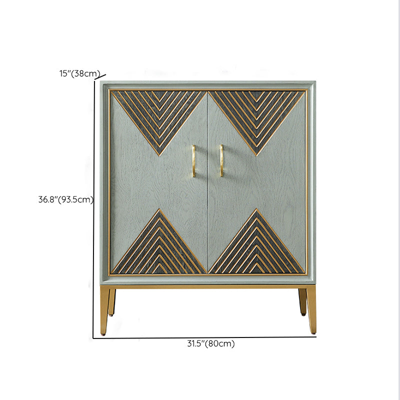 Wooden Storage Chest Dresser Contemporary Glam Dresser for Home