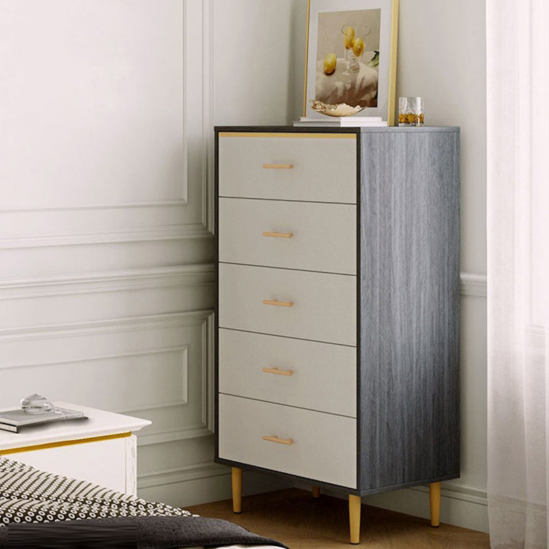 Wooden Chest Classic Glam Storage Chest Dresser with Drawers
