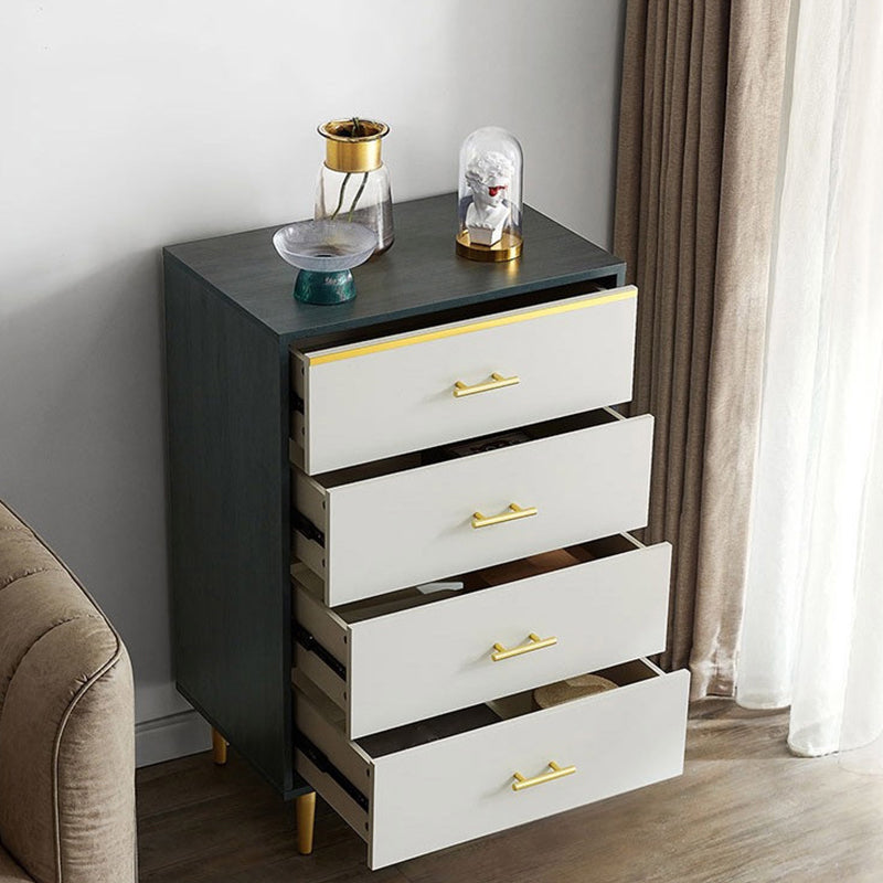 Wooden Chest Classic Glam Storage Chest Dresser with Drawers