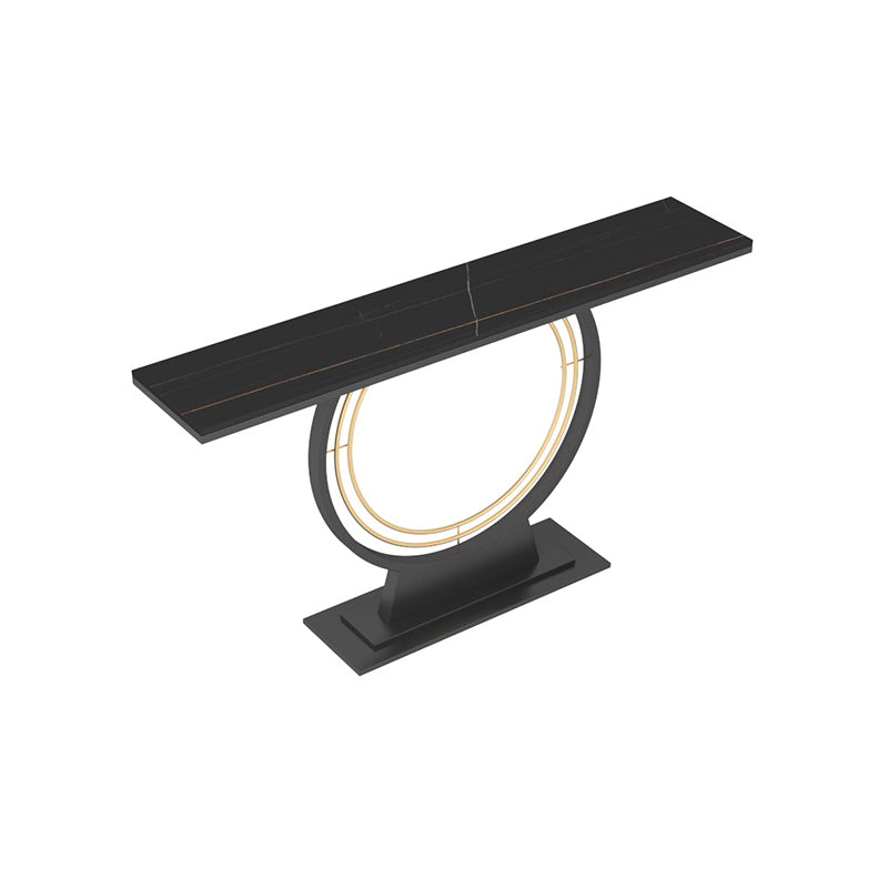 Modern Rectangle Console Table Antique Finish Console Sofa Table