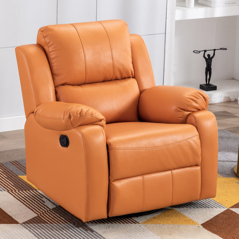 Traditional 35.43" Wide Standard Recliner Swivel Base Recliner Chair