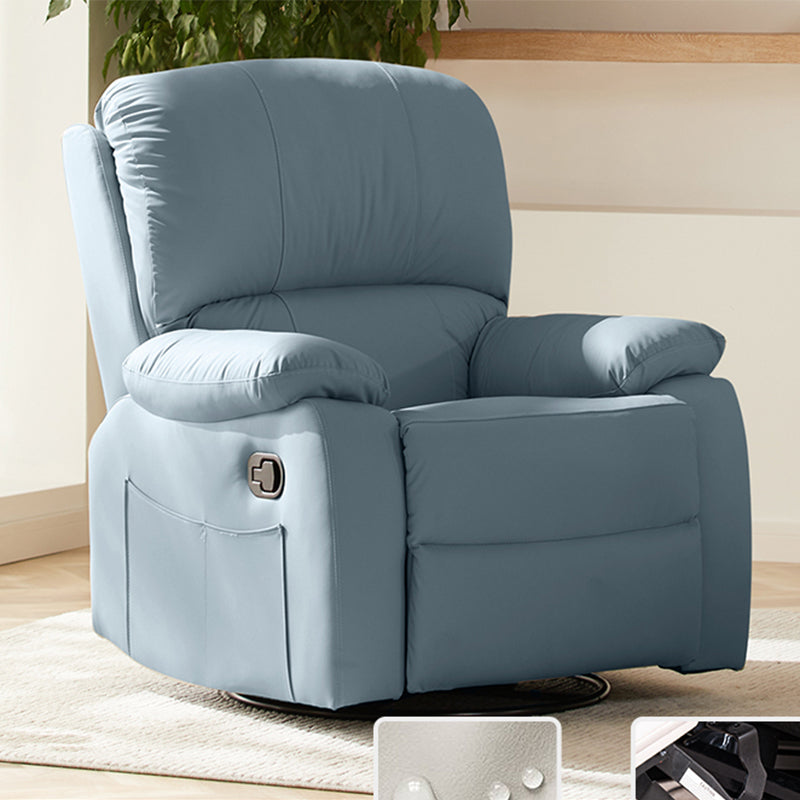 Modern Faux Leather Standard Recliner Swivel Rocker Recliner Chair